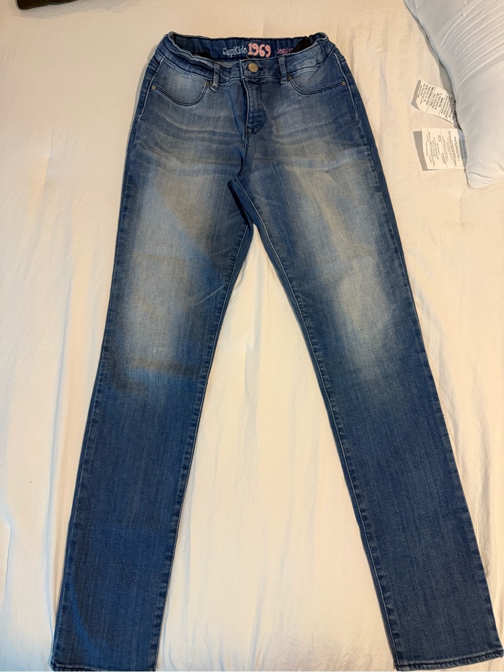 GAP Girls  Skinny Jeans in Medium Blue Wash